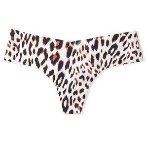 XL VS No-ShowThong White Leopard Cheetah Animal Print Panty NWT